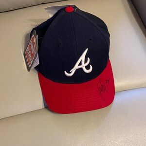 Atlanta Braves Cap with Red Brim